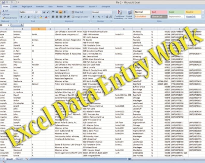 Do accurate data entry and admin tasks by Jamshaidmjs | Fiverr