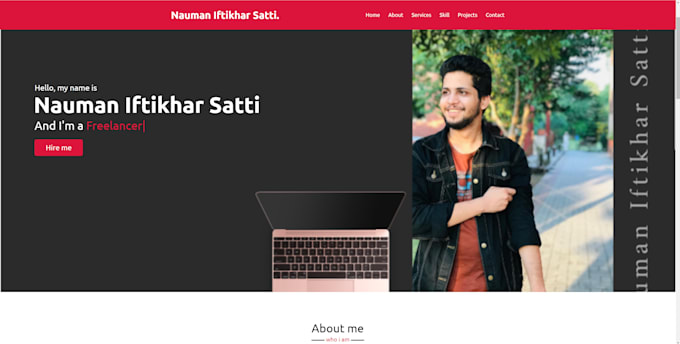 Built amazing customizable personal websites in python by Nauman12175 ...