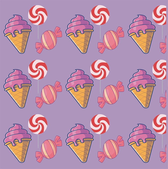 design great cartoon abstract pattern making for you