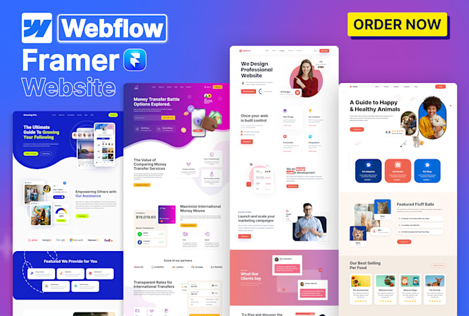 design, redesign webflow website, figma to framer or webflow, framer website
