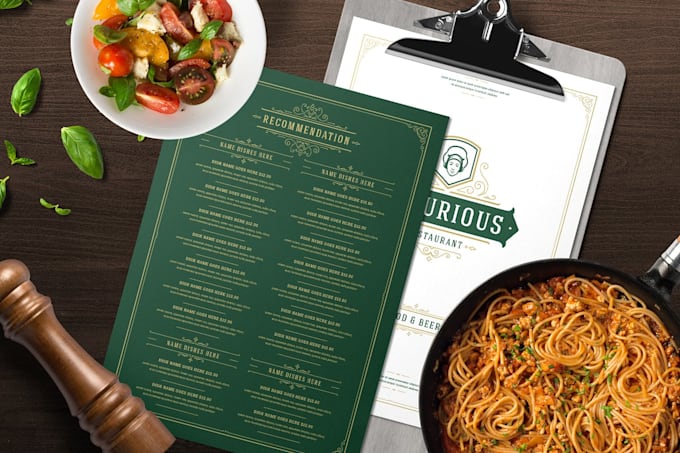 design best restaurant menu