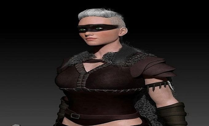do 3d character modeling, 3d printing, game character