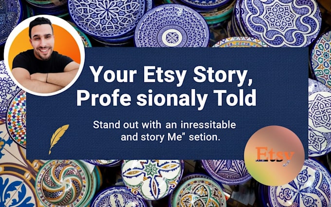 write a compelling bio about me and story for your etsy shop