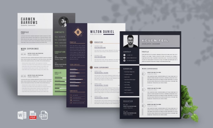 Design editable professional looking cv or resume templates by Mm ...