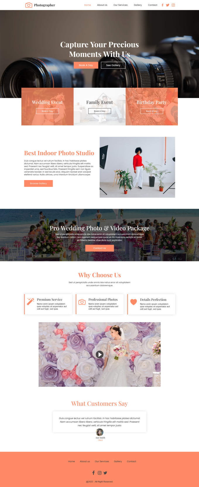 build and design your website using webwave website builder