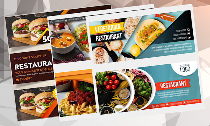 Do menu design card design print design by Nusky88 | Fiverr