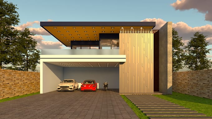 duplex house design and elevation