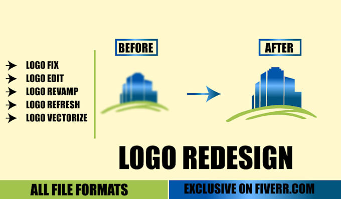 redesign, edit, fix, and vectorize your raster logo