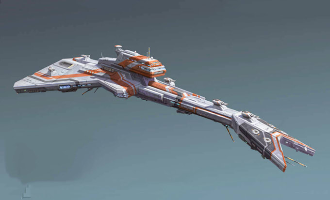 Create spaceship concept art for you by Gabrielstger4 | Fiverr