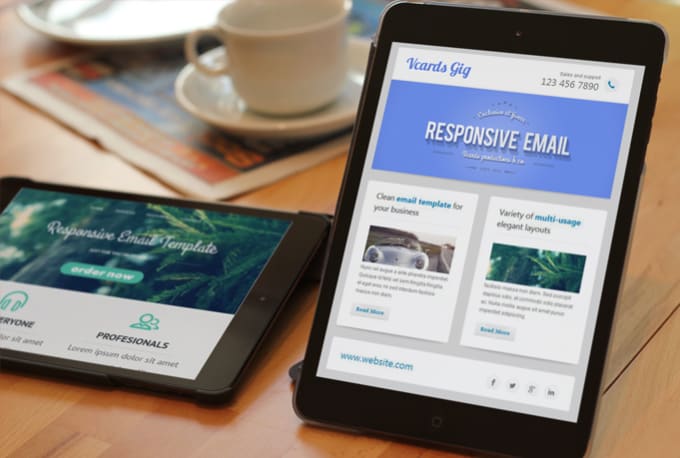 provide responsive email templates that looks perfect on multiple devices