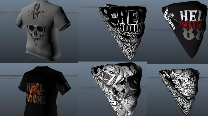 Design custom fivem clothing texture by Vfmclothes Fiverr