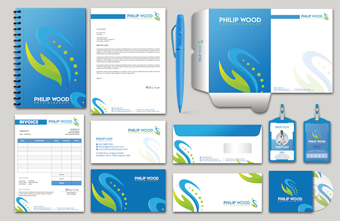design business cards, letterhead, and stationery items