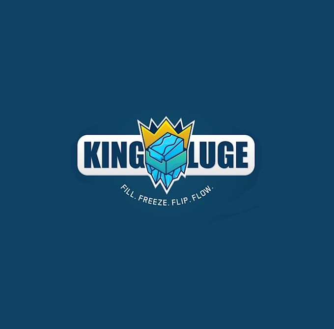 design multiple fresh clean king luge logo with free revisions