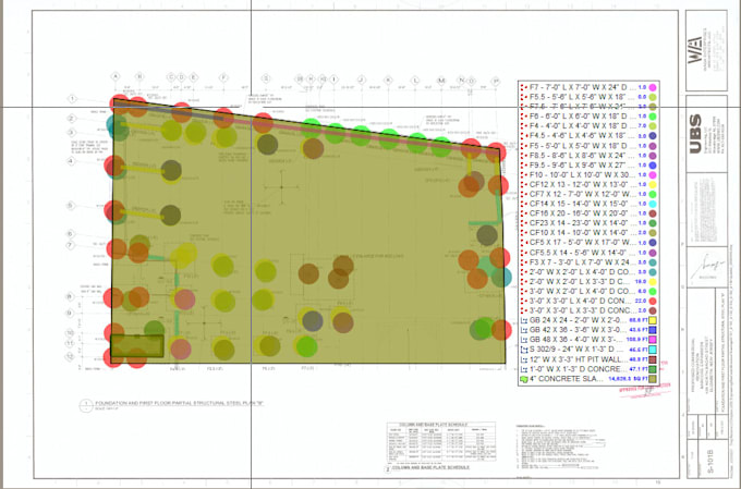 provide detailed concrete cost estimate and takeoff in short time period