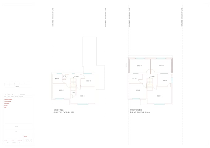 create home extension drawings for UK planning applications