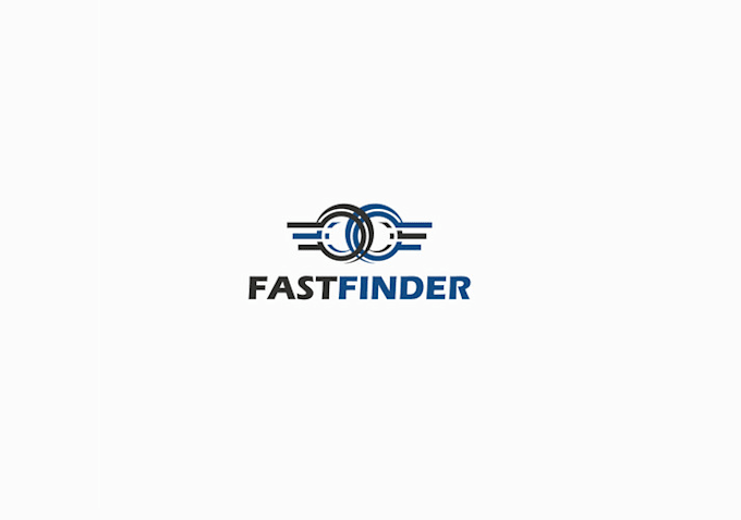 do powerful excellent beauty fastfinder software logo with package