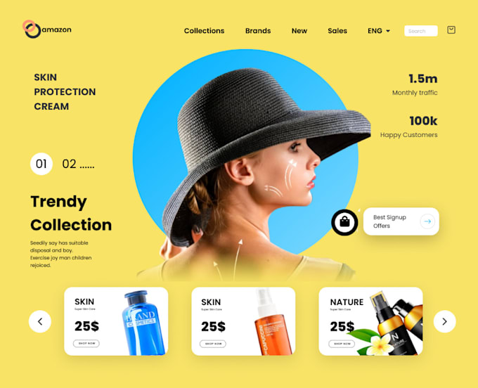 make expert react js HTML CSS javascript responsive website