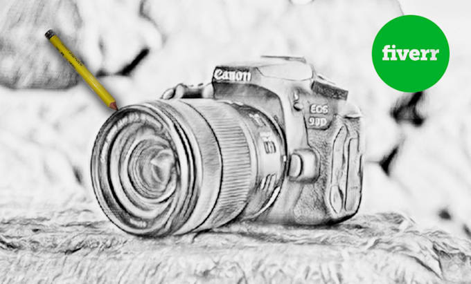 convert a personal photo into a professional drawing
