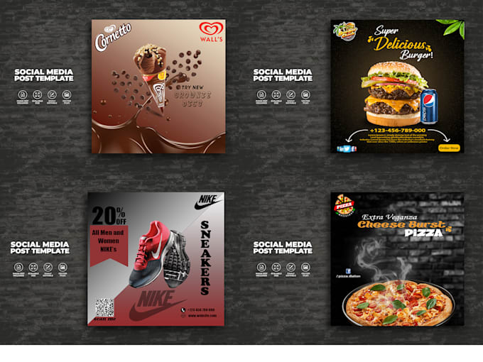design creative social media post