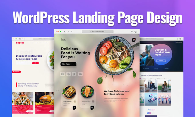 design a high converting wordpress elementor landing page