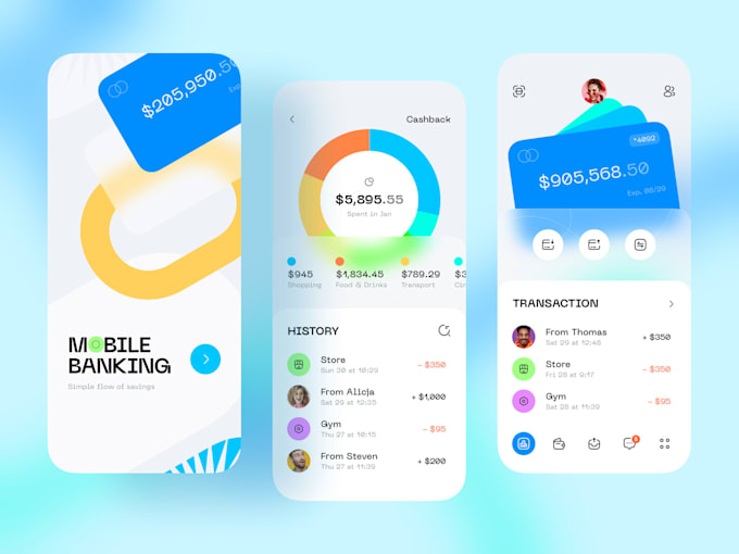 build fintech app, payment app, investment app, neobank app, wallet app, nfc app