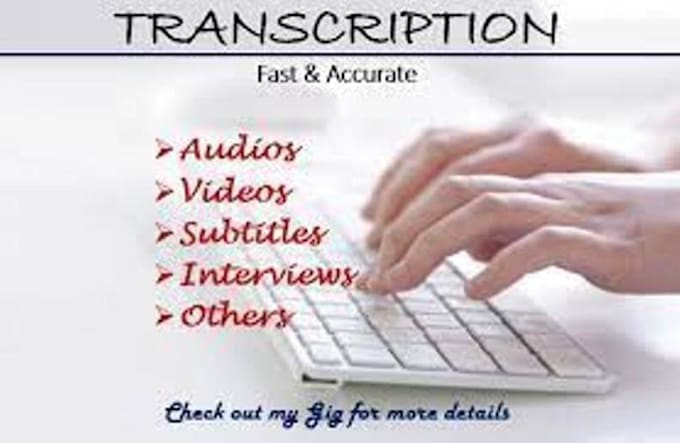 transcribe your voice file, audio or video file, dictation note into text