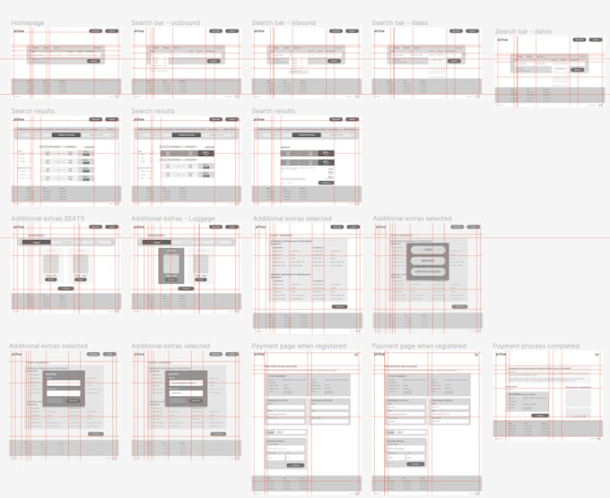 Design wireframes, ui screens and create prototypes by Jasminezena | Fiverr