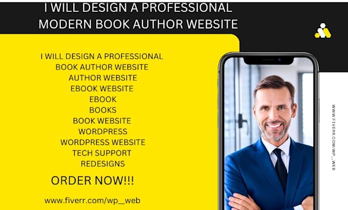 build modern book author website author website