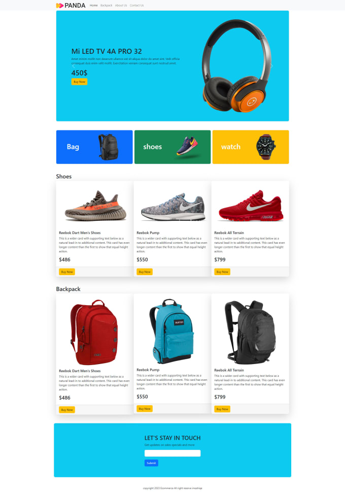 Develop figma to html using bootstrap and tailwindcss by Mdashiqe | Fiverr