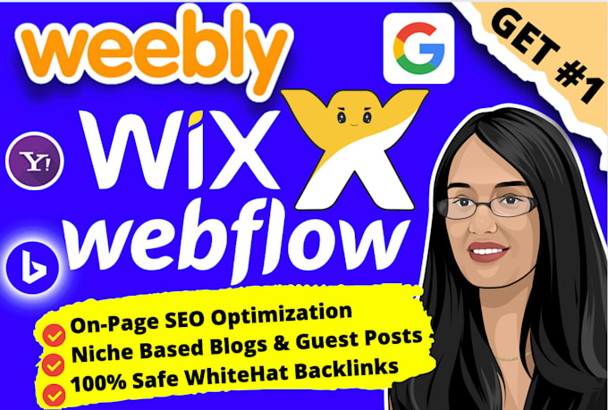 do website SEO optimization for wix, weebly or webflow