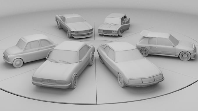 do 3d car modeling
