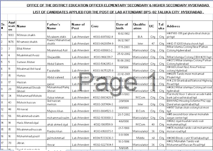 do data entry in perfect arrangement