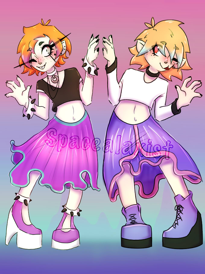 Make a character design for you by Spacealaxist Fiverr