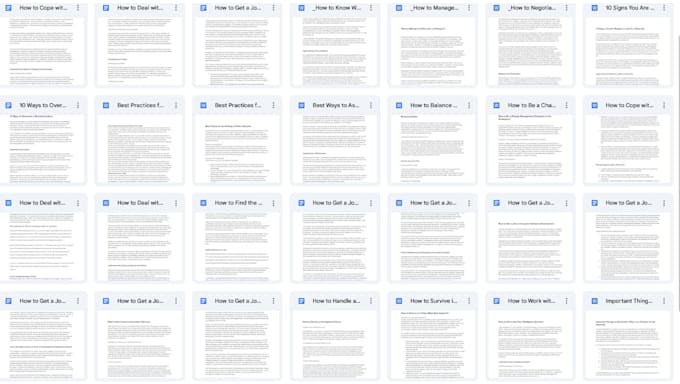write monthly blog posts