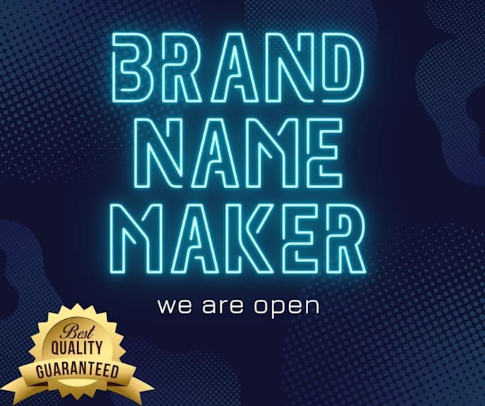 Create unique brand names and slogans for you to choose from by