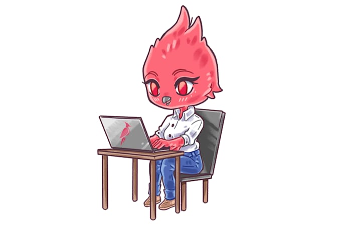 draw cute anime chibi character illustration
