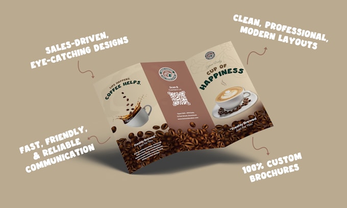 design a professional trifold, bifold, or brochure