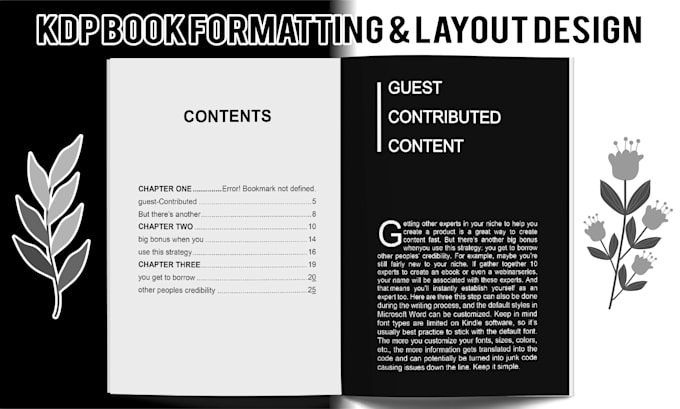 do professional KDP ebook and paperback formatting