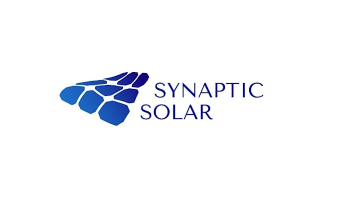 design modern solar penel logo