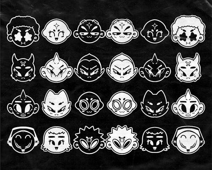 design custom y2k character for your streetwear brand