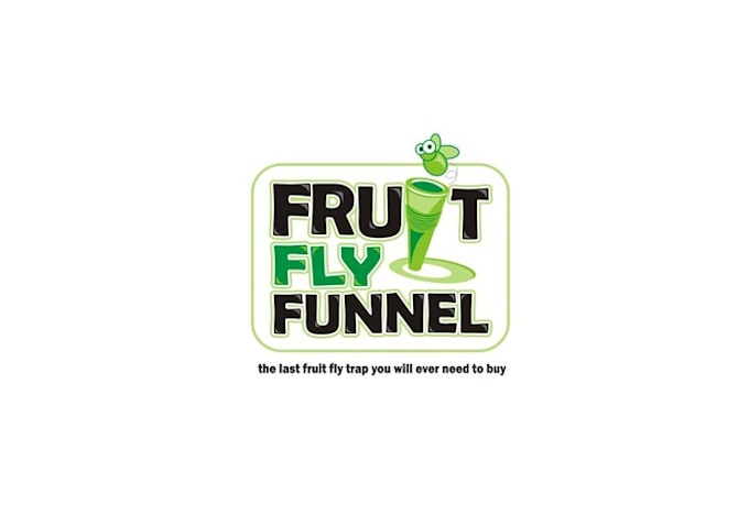 design eye catching classic fruit fly solution logo branding package