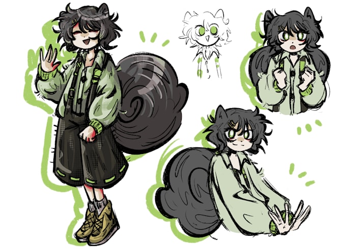 Draw the character of your choice in my unique art style by Omori ...