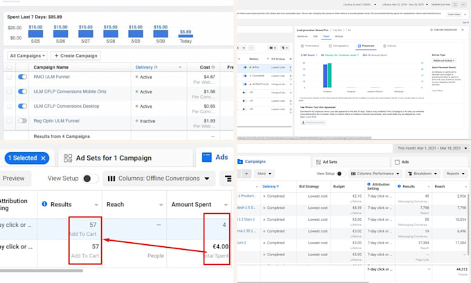 design facebook ads and ad images, set fb ads within 24 hr