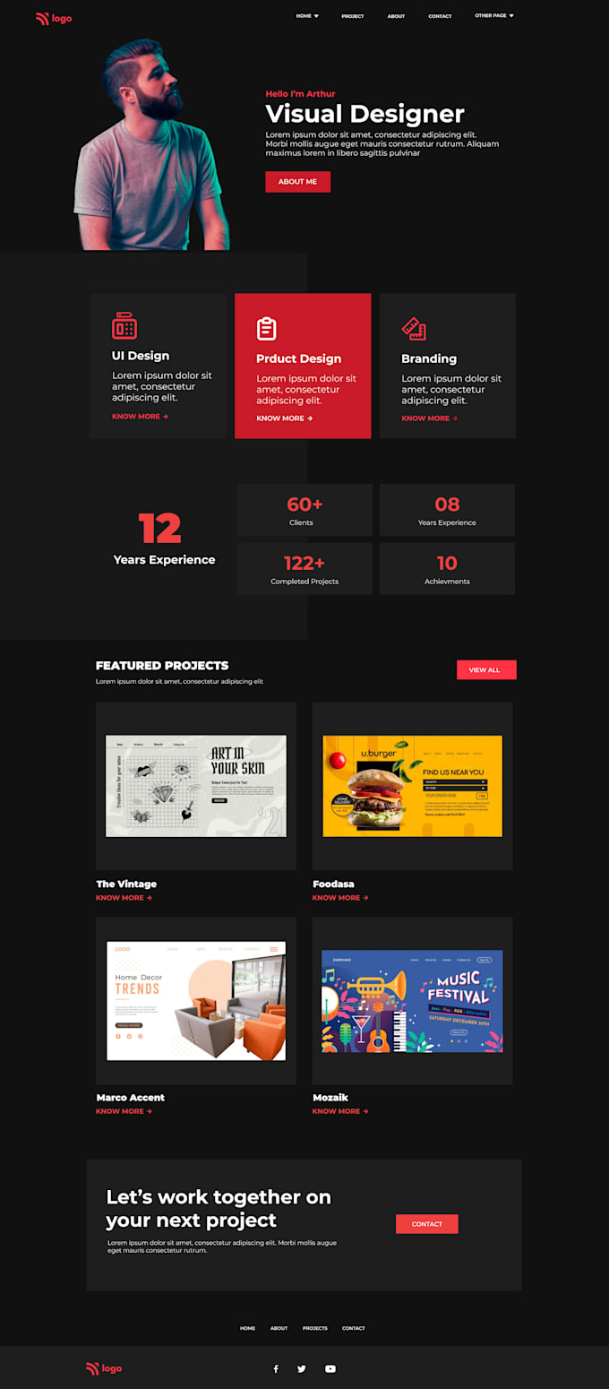 Develop your website using html, css, js, and bootstrap by Ankit ...