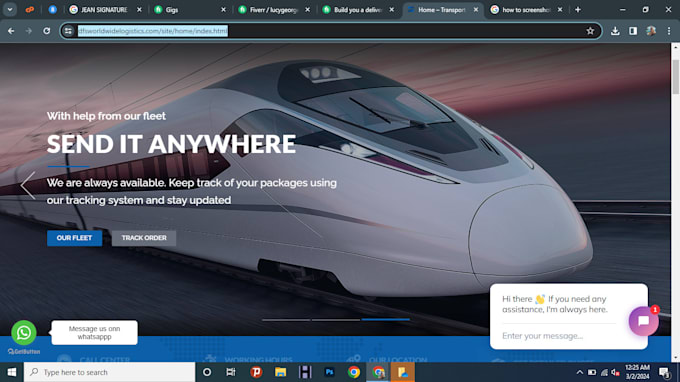 build you a delivery website