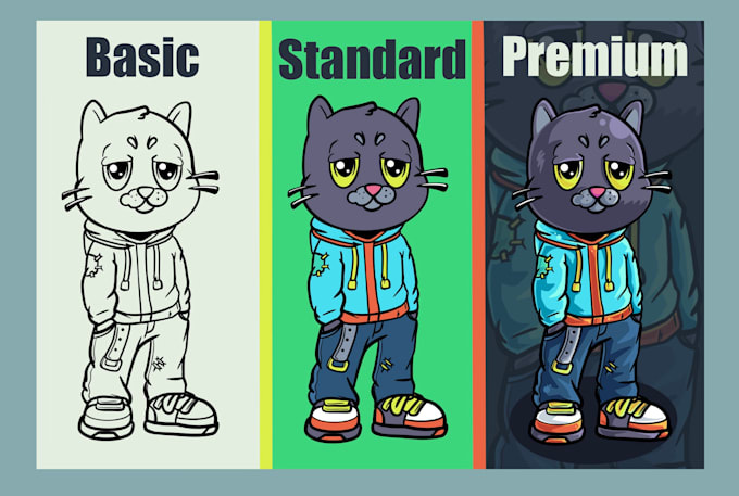 draw custom mascot illustration or cartoon character
