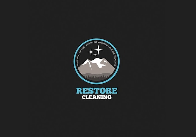 do wonderful amazing best restore cleaning logo design service