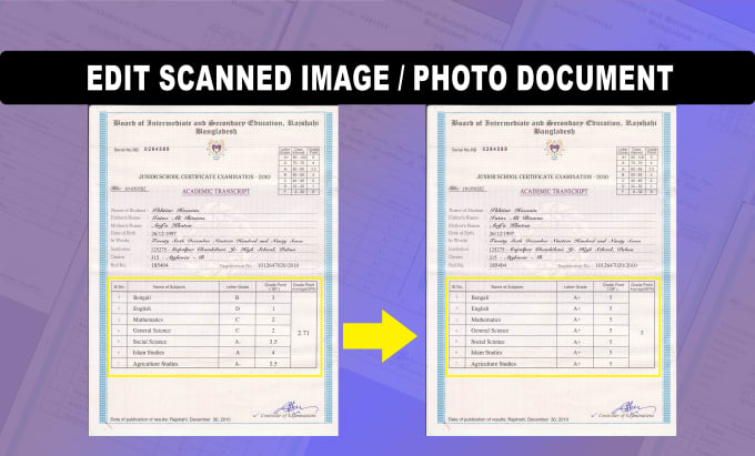 adobe scanned document editor