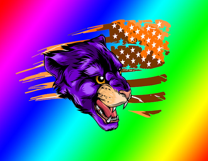 create an panther logo in very short time