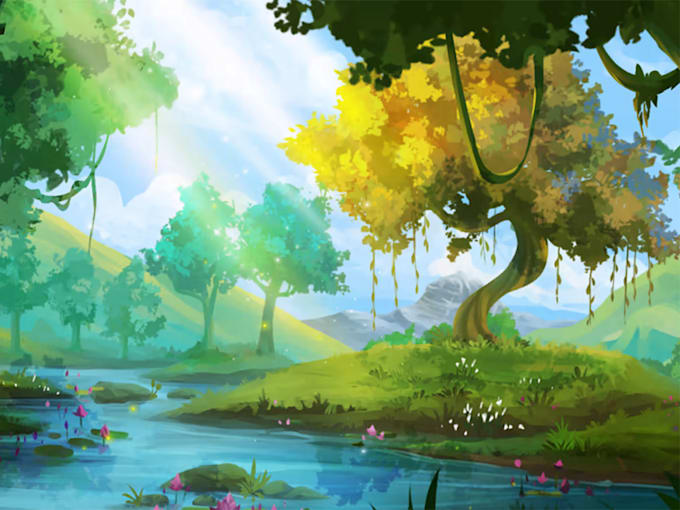 Draw amazing environment concept art and landscape art by Priyotapakhi ...